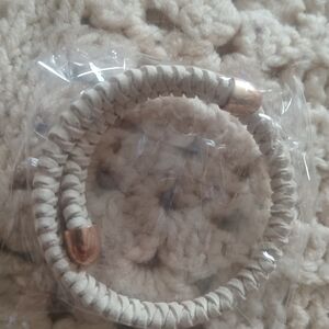 Chic Cream and Gold Women's Bracelet